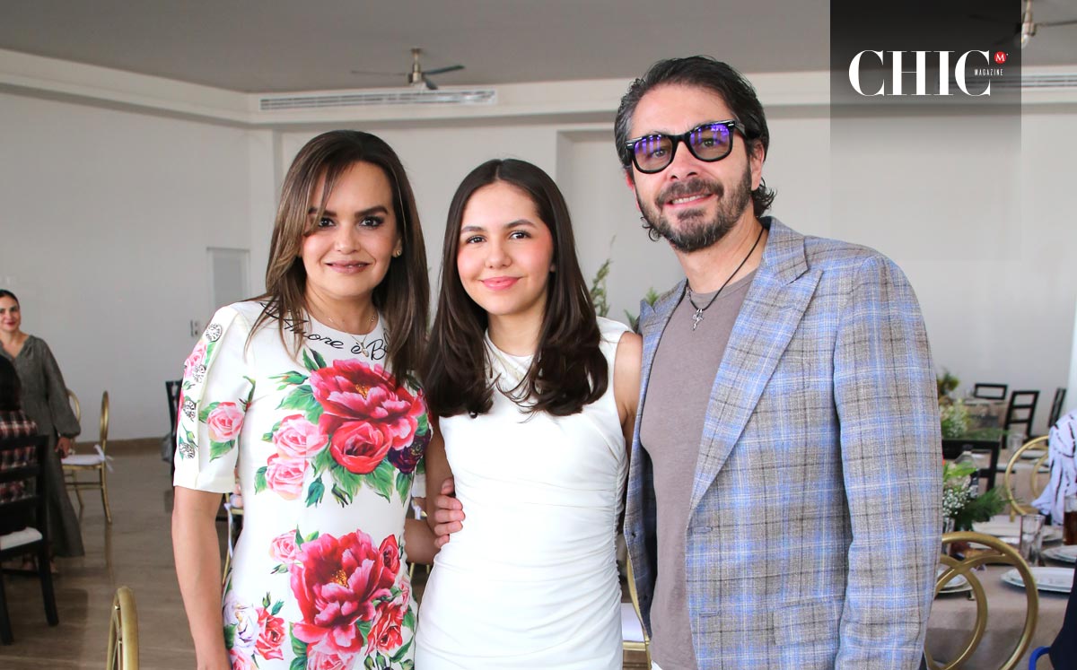 Karina, Ana Sofía y Rodrigo