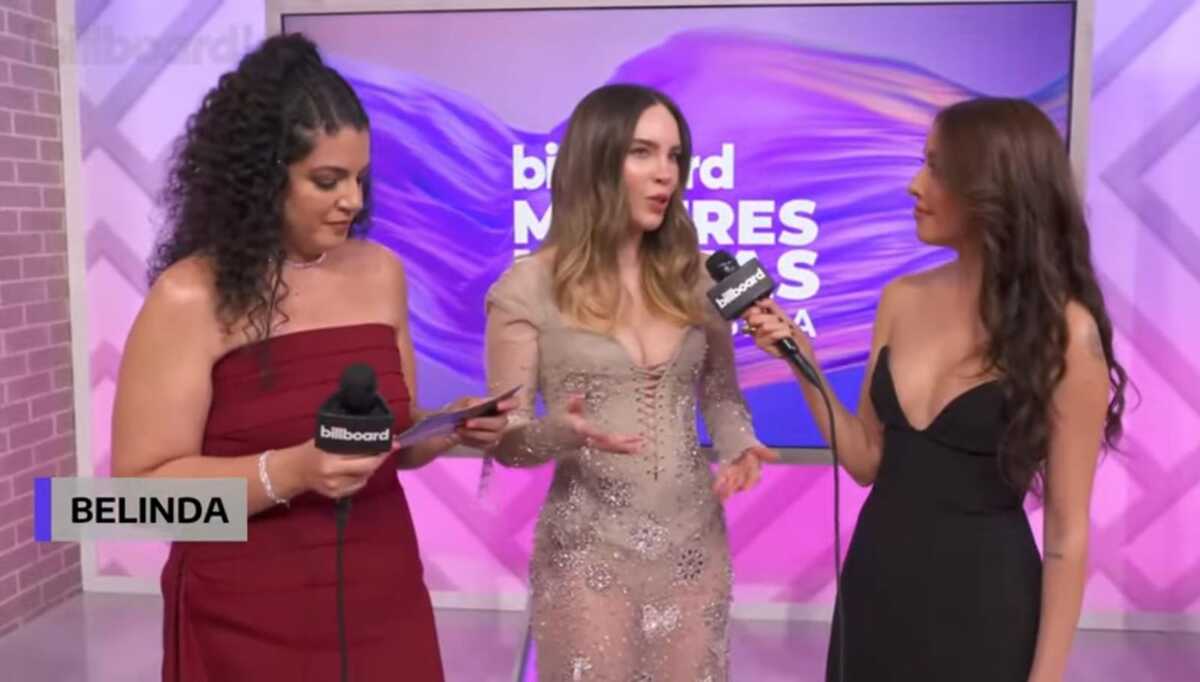 Belinda luce un hermoso vestido en la alfombra roja (Foto: Instagram)