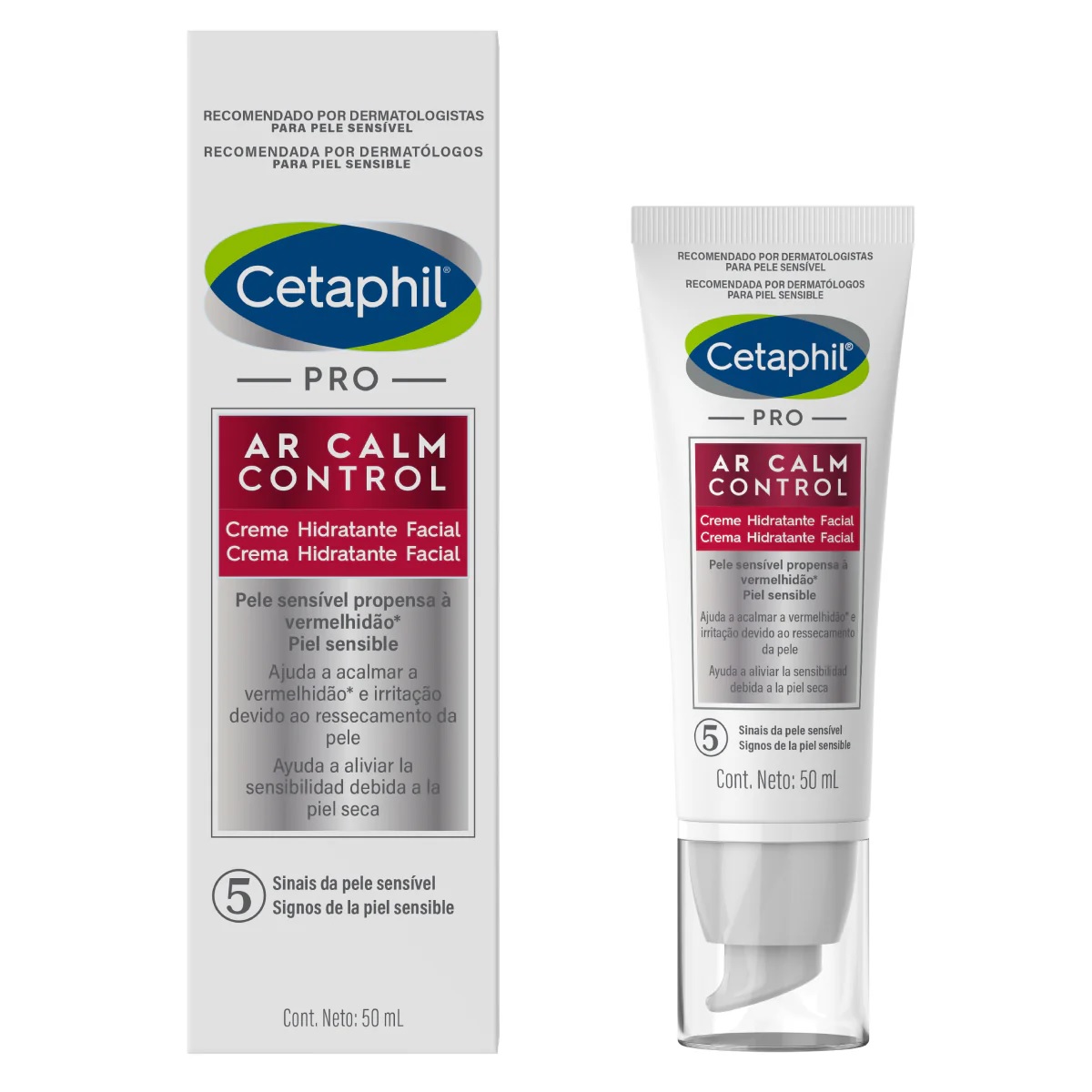 Esta es la línea de Cetaphil PRO AR Calm Control (Foto: Cortesía)