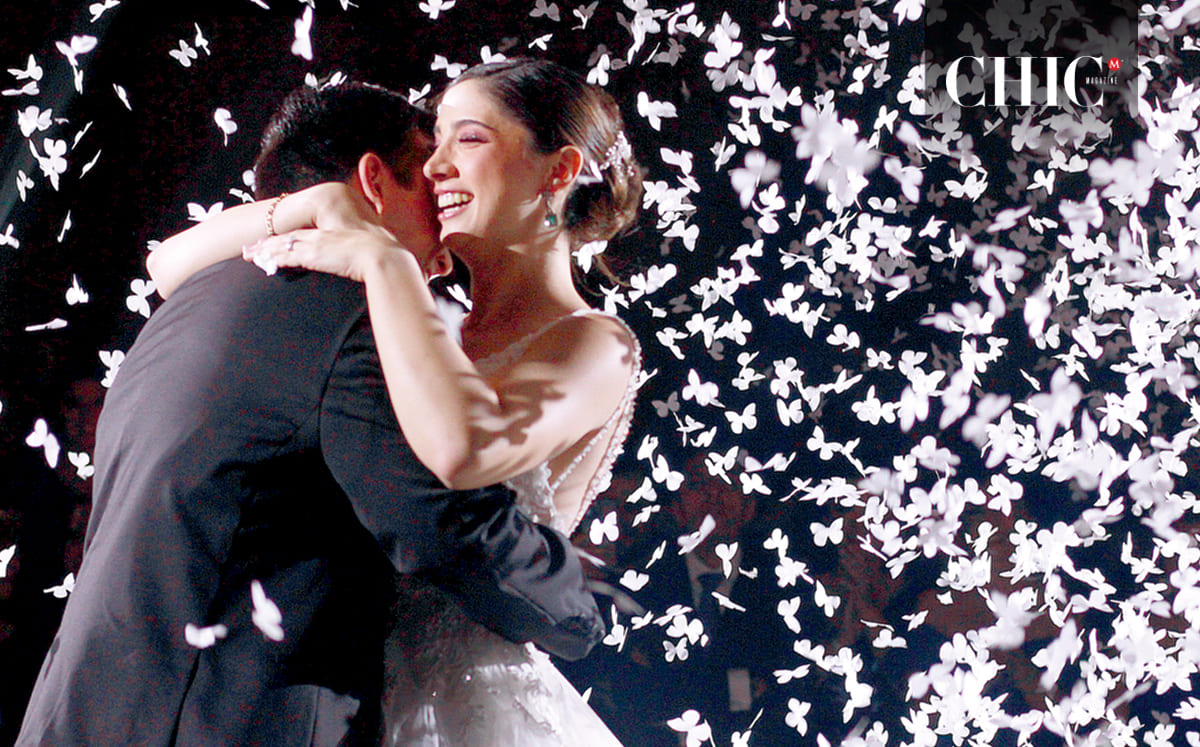 JAVIER CECCOPIERI Y ANA LUCÍA MADERO bailaron con When You Look Me In The Eyes de los Jonas Brothers con una lluvia de papelitos metálicos