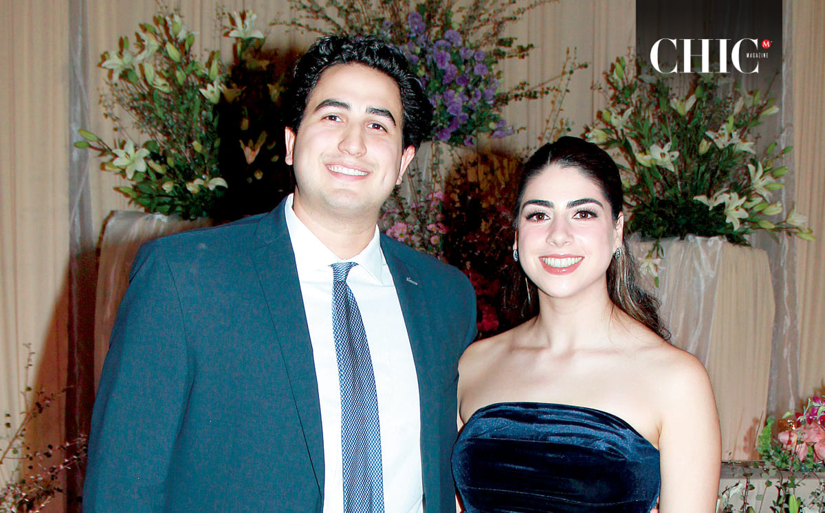 LUIS CHAVARRIA Y ANA CECI HERRERA llegaron con sus mejores outfits al festejo