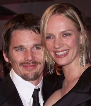 Ethan Hawke y Uma Thurman: La niñera en medio de su separación (Foto: Getty)