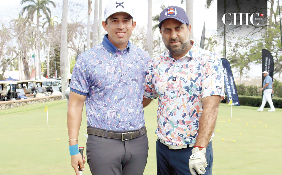 FERNANDO VARGAS Y ENRIQUE FERES llegaron puntuales al green