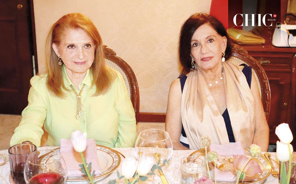 QUETA SILLER Y DOLORES NEMER disfrutaron de compartir historias y anécdotas con las festejadas