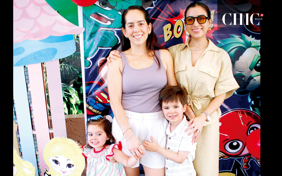 EMMA TORRES, MARTHA LUZ ANDA, MARCELO TORRES Y MARIANA CONDE se divirtieron con inflables, futbolito y trampolines