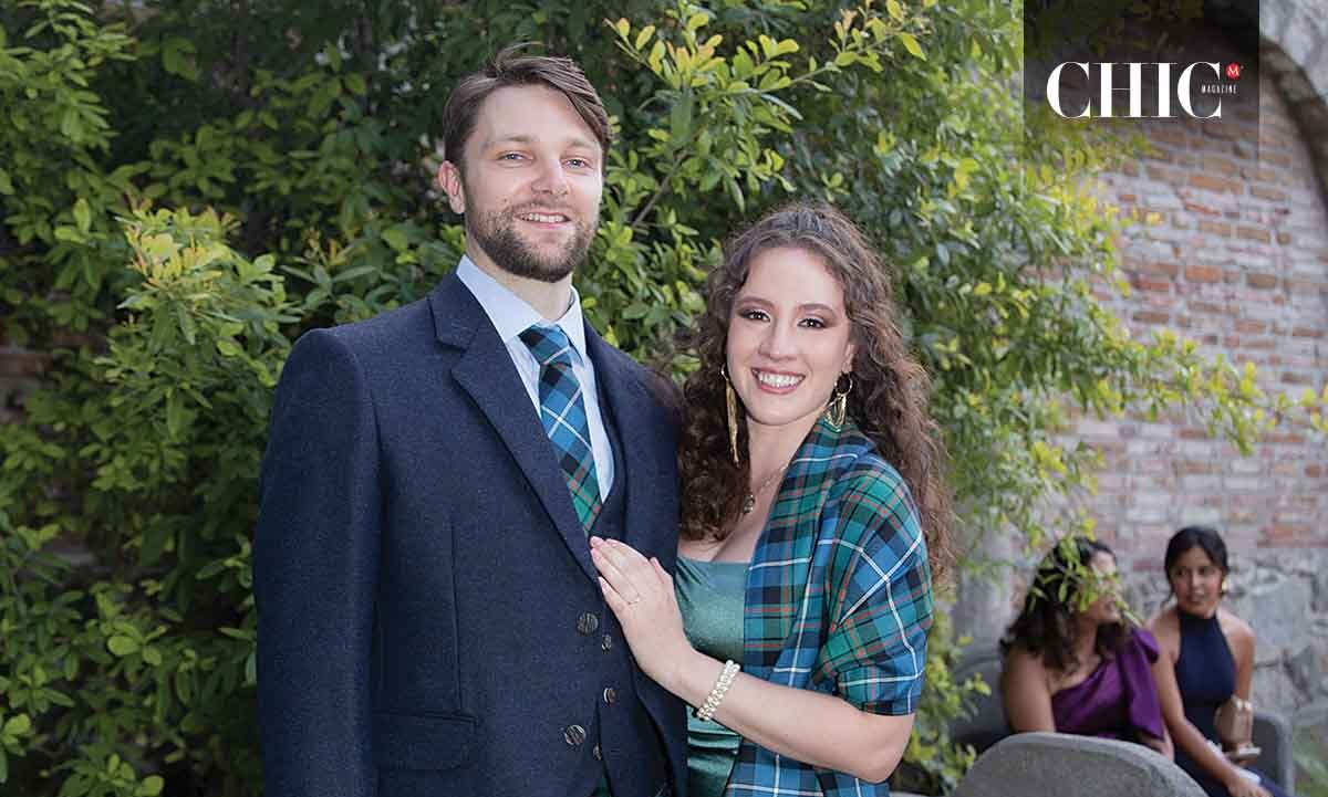 Estefanía Grados y Scott Macrae