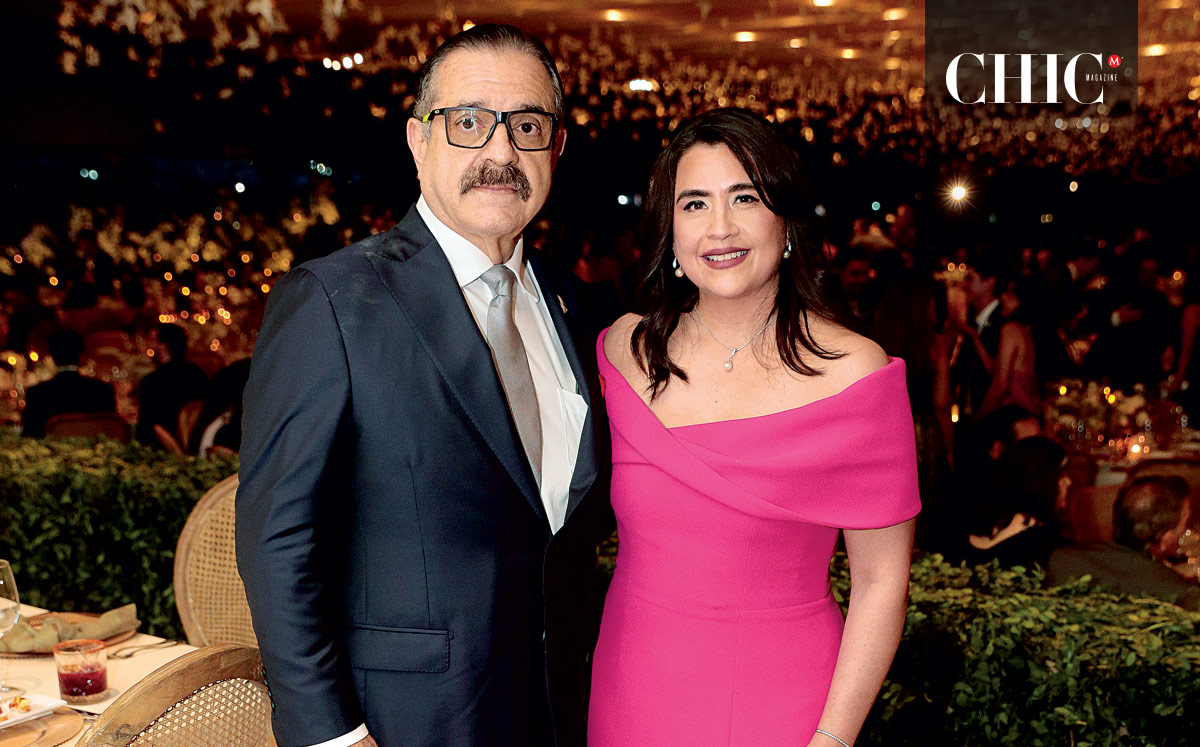 Papás del novio. David Aguirre y Myrna Alfaro
