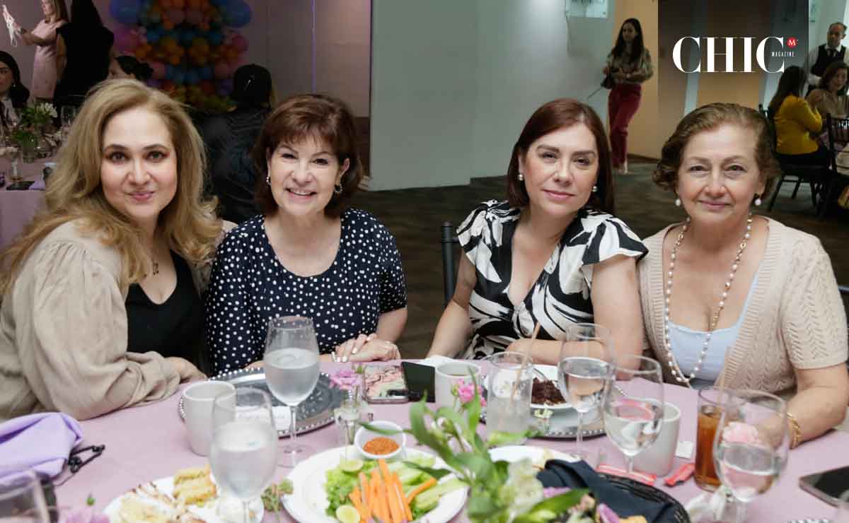 Sandra de Espinosa, Olivia Martínez, Olivia de Serna y Lupita de Espinosa / Fotos: Omar Valdez