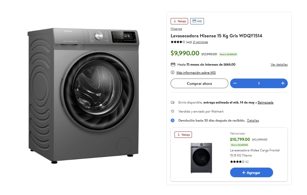 Una oferta que dificilmente querrás dejar pasar en Walmart (Foto: Walmart)
