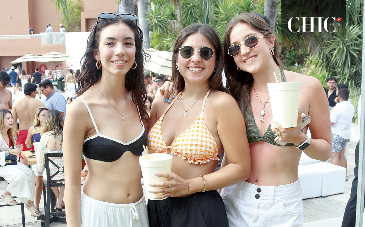 MARIEL RAMÍREZ, SOFÍA LÚ Y MARÍA JOSÉ LÚ disfrutaron de un set live con una playlist a cargo de NIBBO