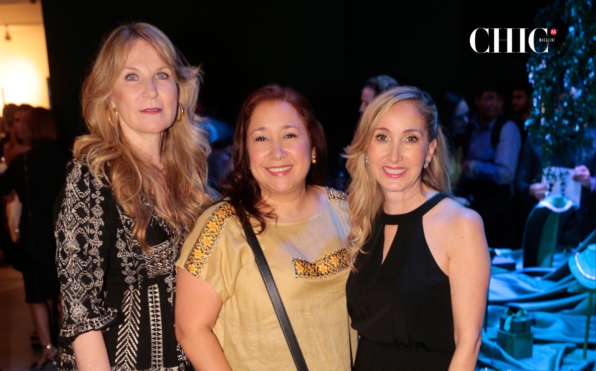 Adriana Ibarra de Bremer, Lucy Taha de Fernández e Isa Gutiérrez de Marroquín
