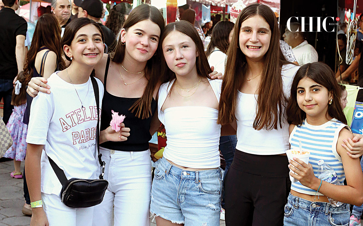 Estefy Jaime, Marijosé Velázquez, Emilia Escorcia, Andrea Ferrara y Ana Lucía Martínez