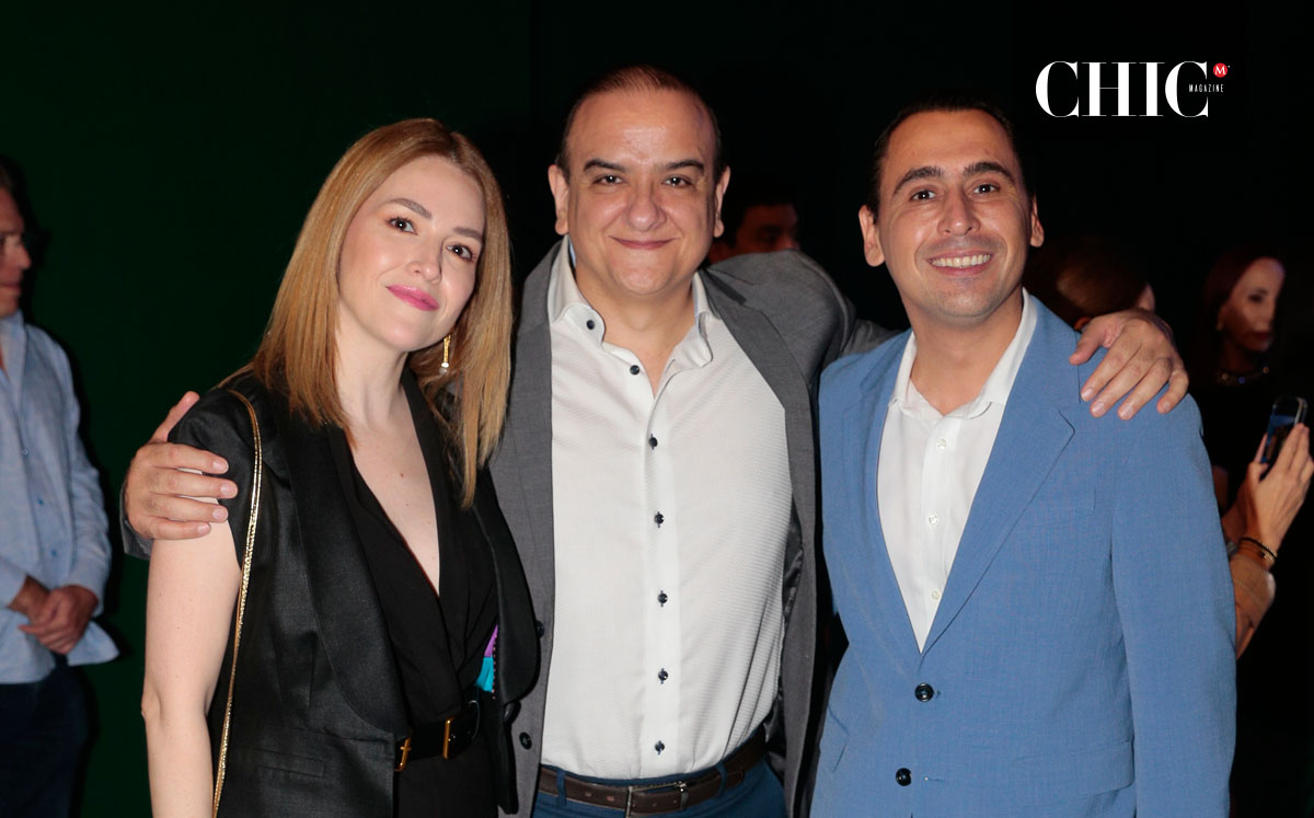 Gaby Espinosam de Kuri, Víctor Kuri y Luis Susarrey