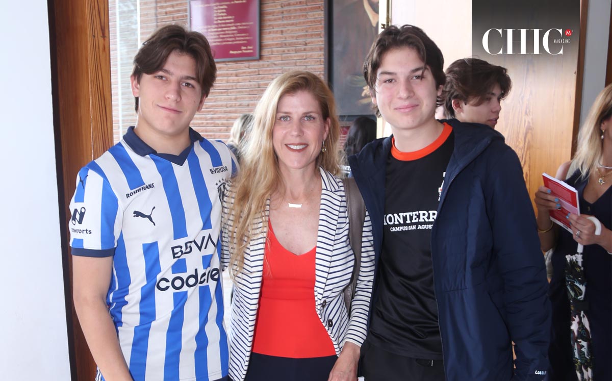 Juan Pablo Garza, Alina Sánchez de Garza y Patricio Garza