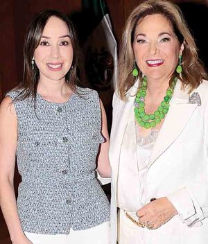 Marilú de Colosio y Liliana Melo de Sada  / Fotos: Daniel Saldívar