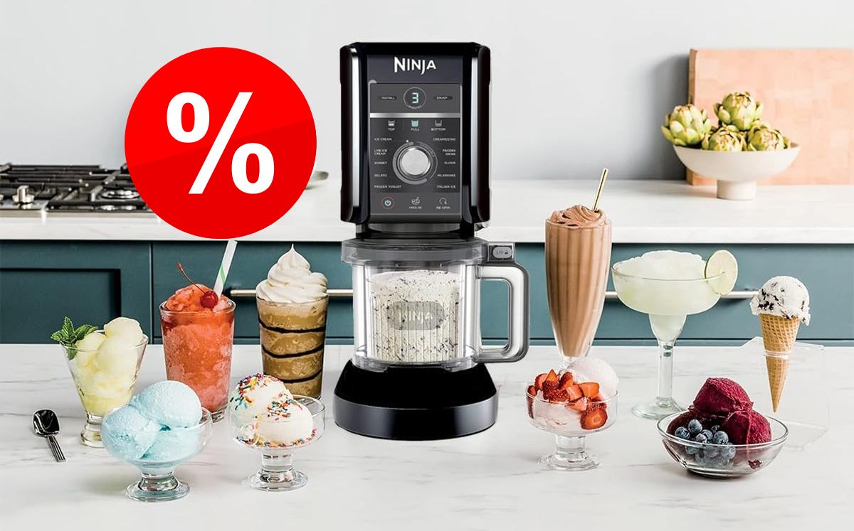 Amazon remata máquina para hacer helados Ninja a solo $3 mil pesos (Foto: Amazon)