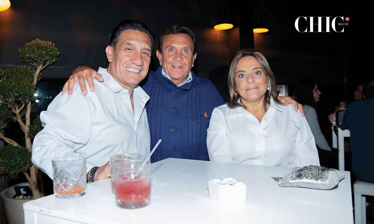 Eduardo Sánchez, Carlos Azomoza y Liz Lajud