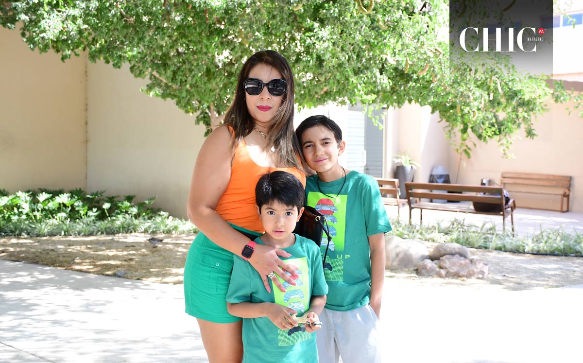 Alondra, Eugenio y Lorenzo