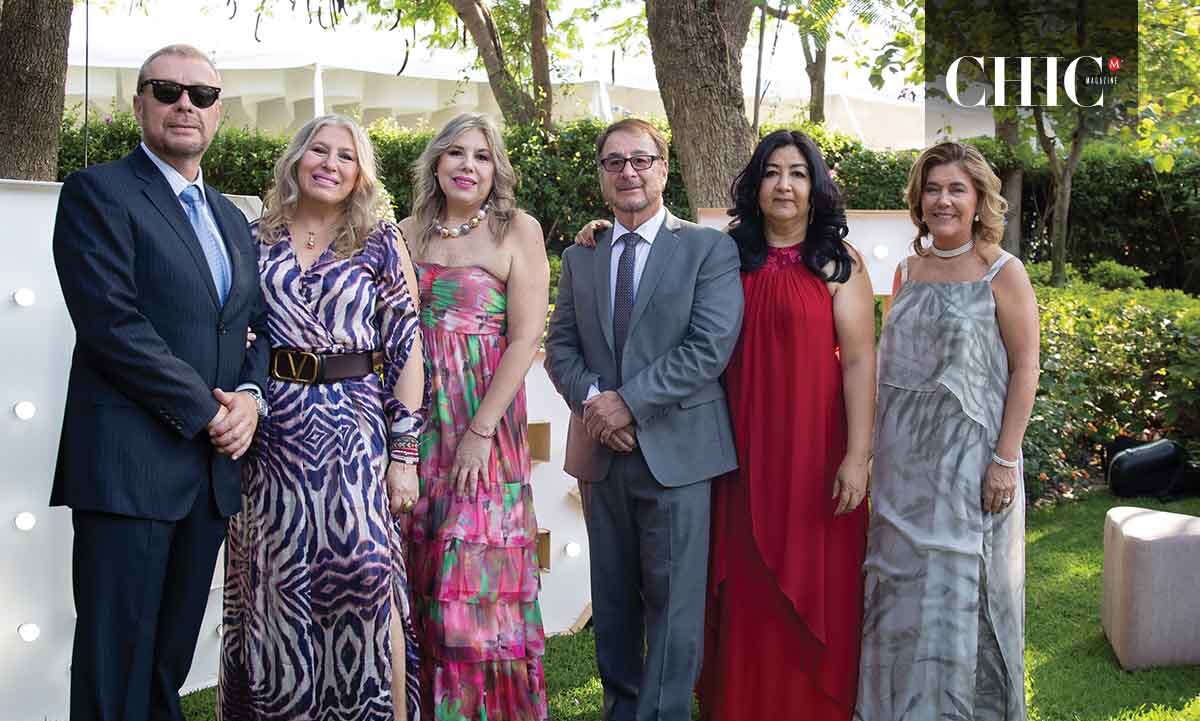 Jorge Gómez, Abril Orta, Fabiola Orta, Javier Escamilla, Ana de Escamilla y Victoria Bustos