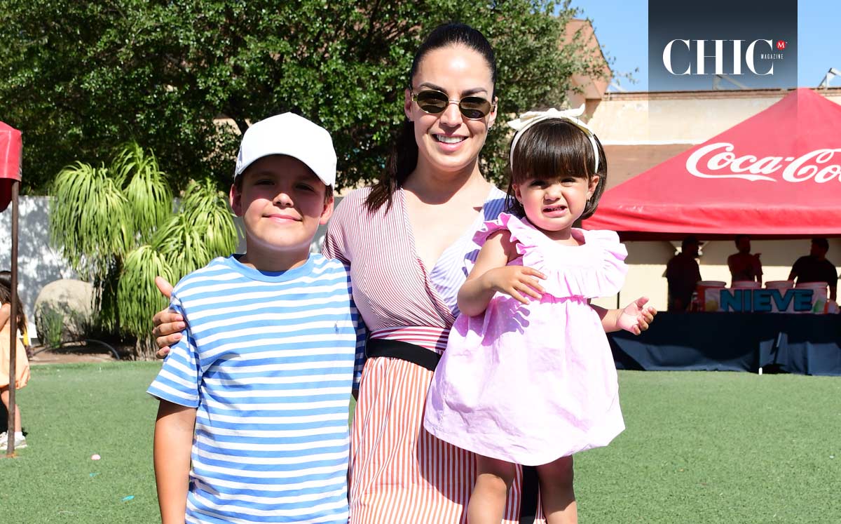 Franco, Karen y María Eugenia