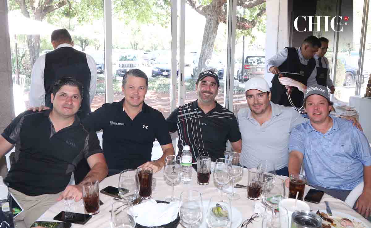 Mauricio Galván, Américo Martínez, Alejandro Saide, Víctor Charur  y Marcelo Martínez / Fotos: Roberto Alvarado