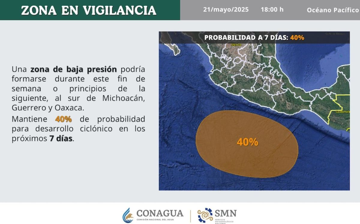 Zona de vigilancia por Alvin (Conagua)