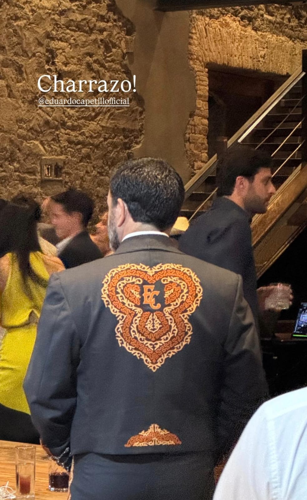 Eduardo antes de boda de su hija, Ale Capetillo (Instagram)