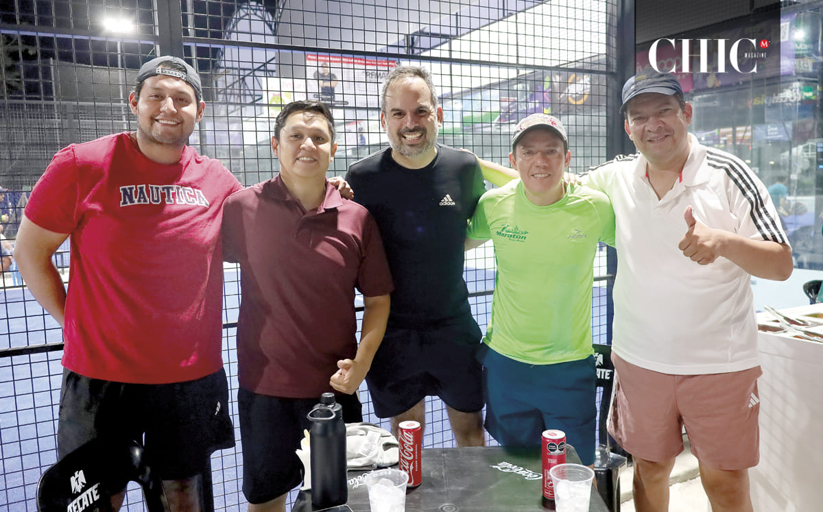 GERARDO DE LA CRUZ, JUAN RODRÍGUEZ, ANTONIO MARON, OMAR CORRAL Y HÉCTOR PÉREZ