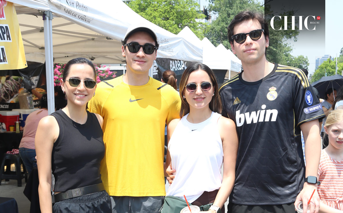 Cristina Guajardo, Mauricio Nava, Cordelia Guajardo y Gerardo Rodríguez