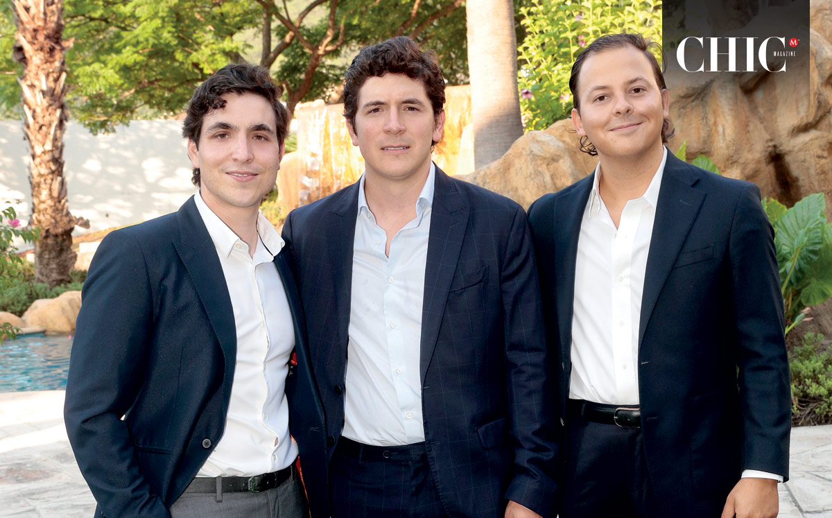 Diego Rodríguez, Álvaro Miller y Jaime Madero