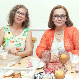NORMA DELGADO Y ANA MARÍA SOTO disfrutaron de buena comida