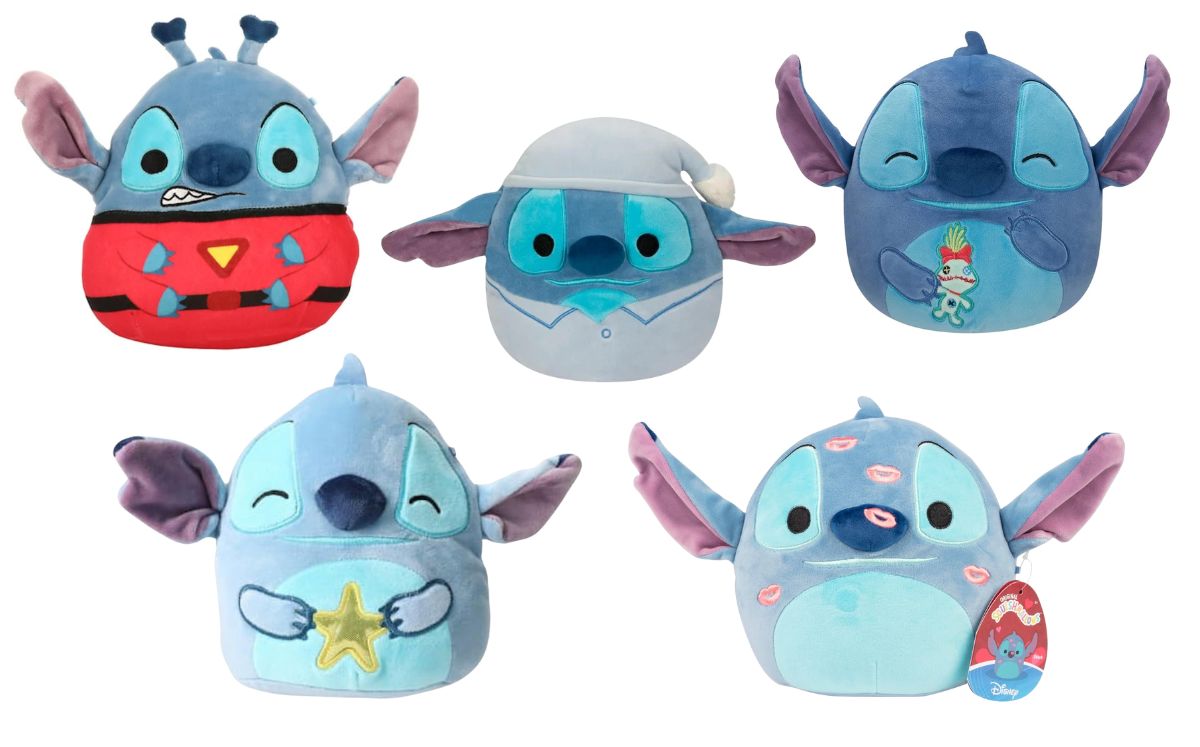 Los Squishmallows de Stitch que todo fan querrá tener (Foto: Amazon)