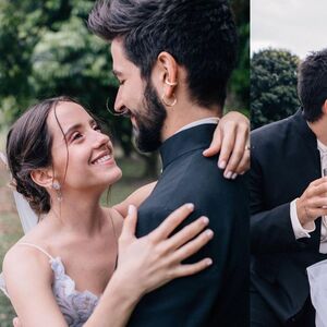El vestido de la boda de madera de Evaluna Montaner (Instagram)