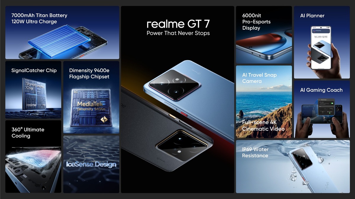 realme GT 7: Características, precios y dónde comprar (Foto: Instagram)
