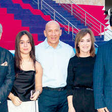 José Sierra, Luciana Garza, Manuel Barreda, Ana Sierra y Carlos Sierra