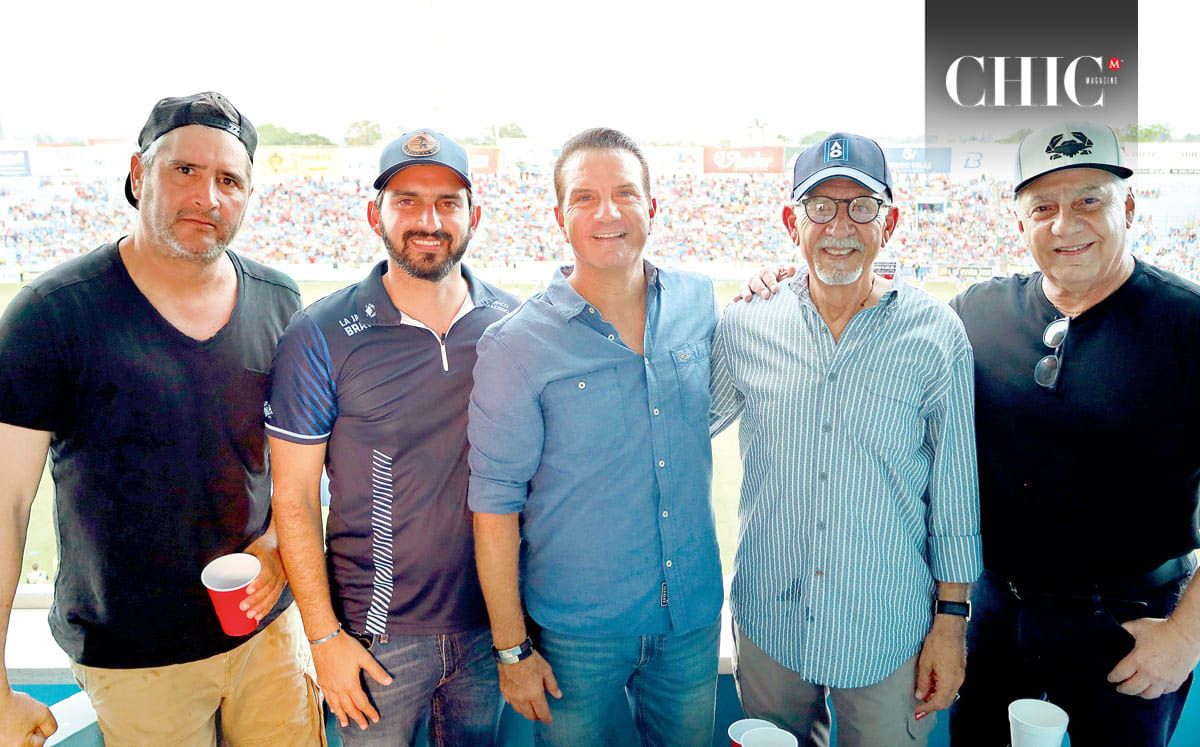 Lalo Mohamar, Armando Hage, Jorge Manzur, Belisario Dominguez y Fred Hage