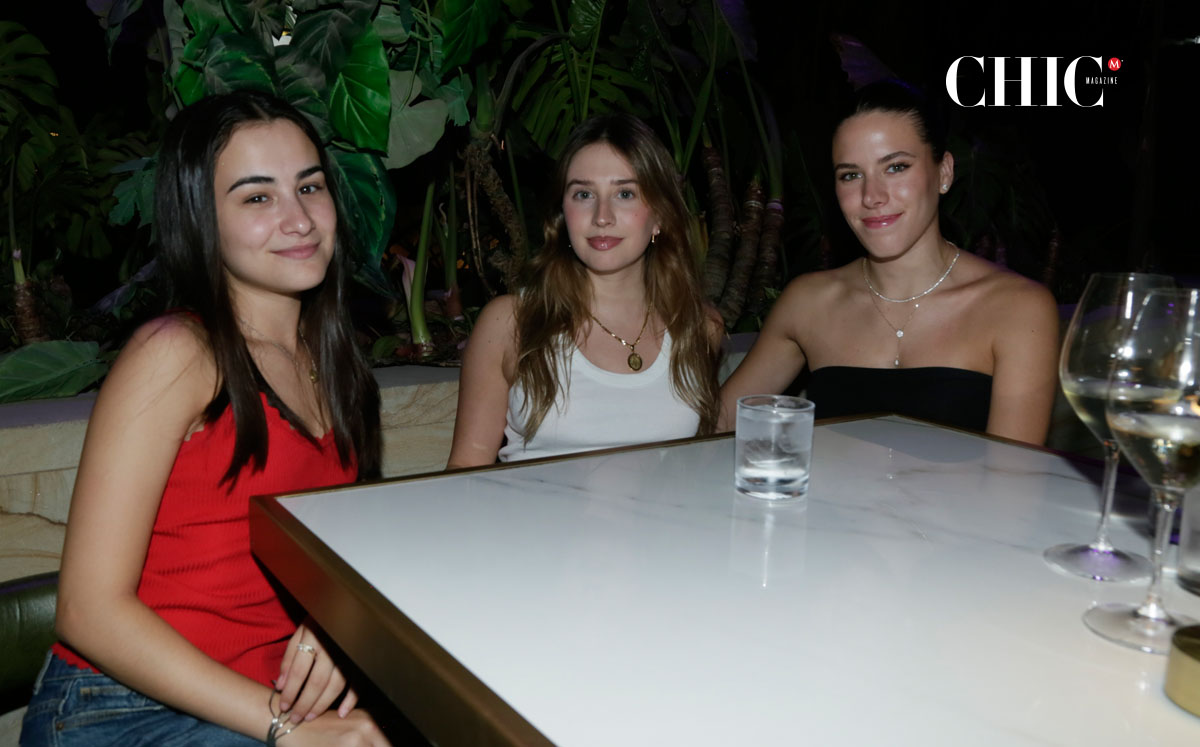 Daniela Garza, Jimena González y Florencia Calderón