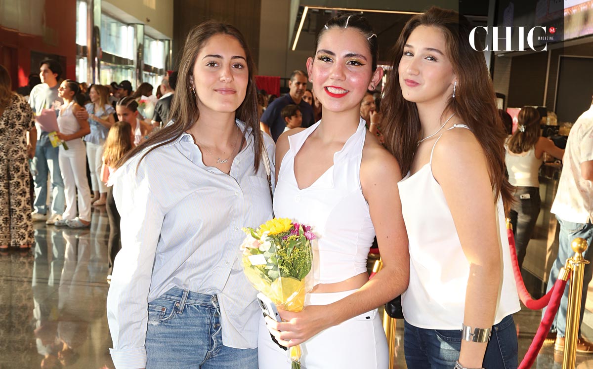 Lucía Páez, Jimena Fonseca y Emilia Garza