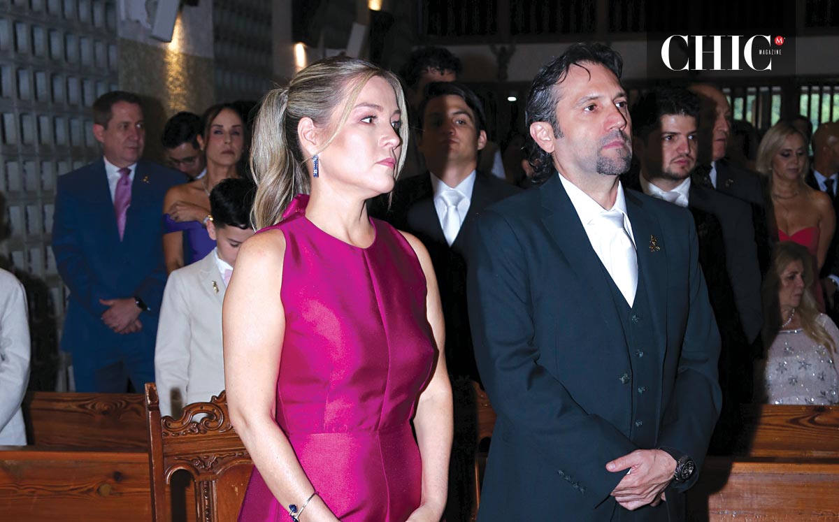 Papás del novio. Melina Villarreal y César Salazar