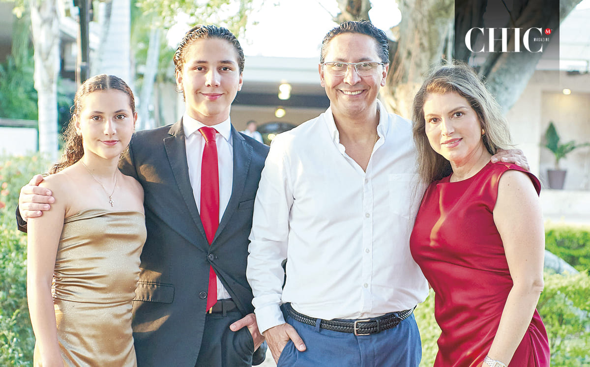 Paulina Godoy, Patricio Godoy, Patricio Godoy y Claudia Godoy nos regalaron sus mejores sonrisas