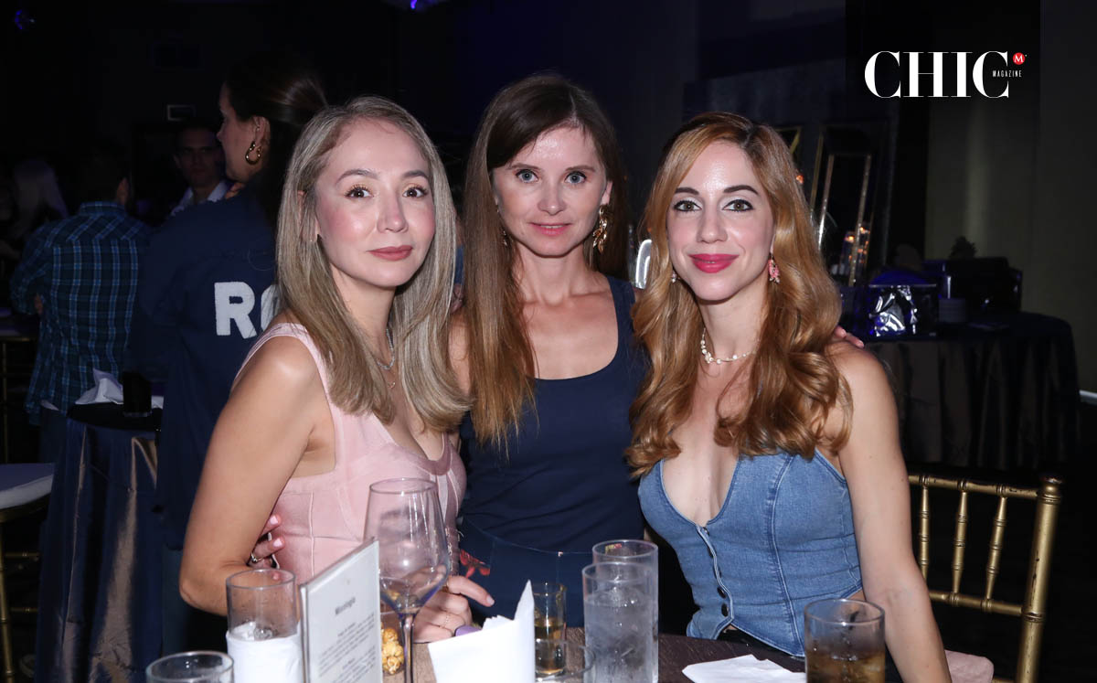 Rosy Samperio, Leo Sada y Andrea Gutiérrez