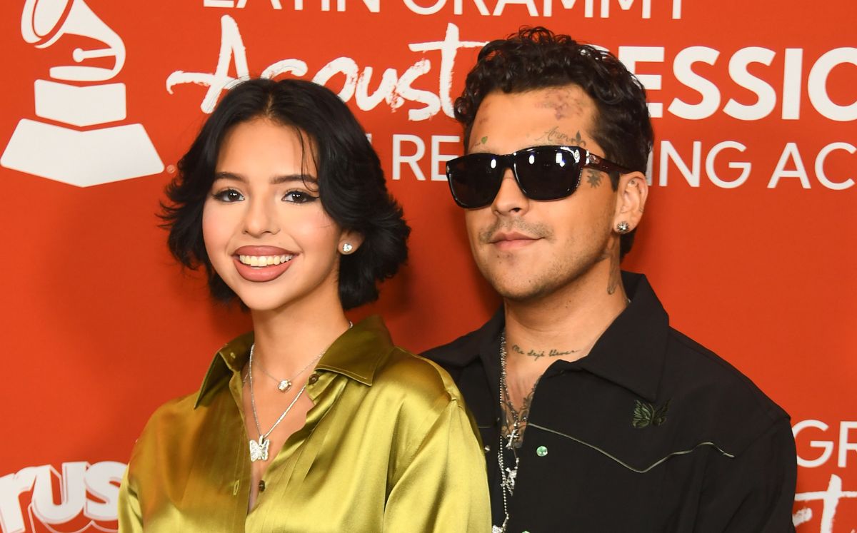 Ángela Aguilar y Christian Nodal podrían estar planeando su boda religiosa (Getty Images)