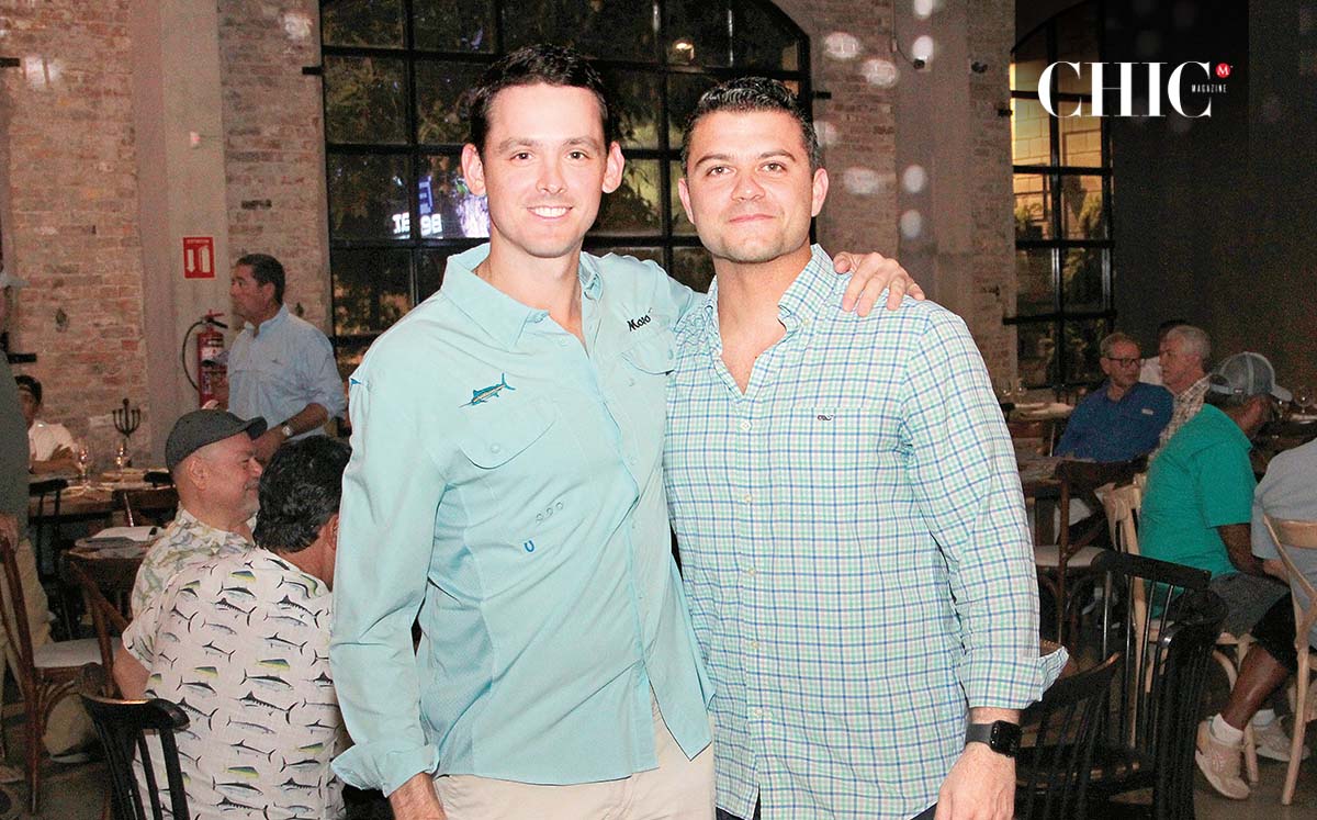 Camilo Kuri  y Gerardo Moses presentes en la cena de bienvenida