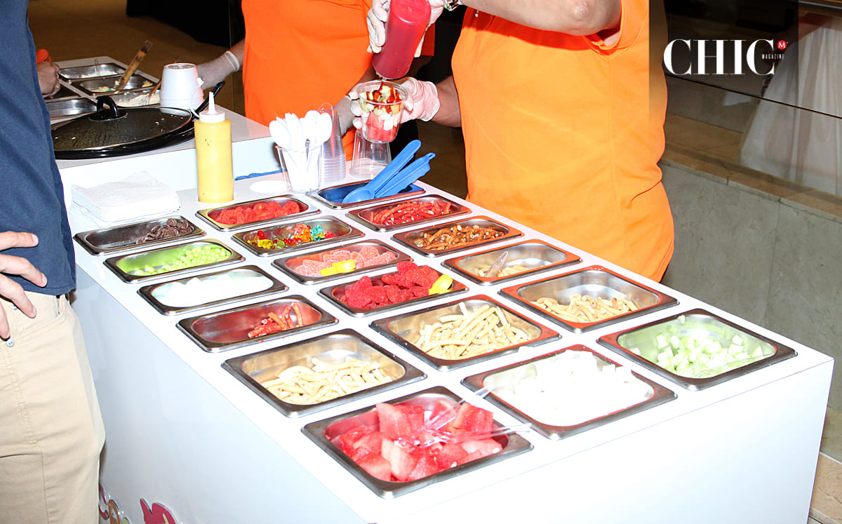 Degustaron una extensa mesa de munchies y trolelotes a cargo de Cami Candies