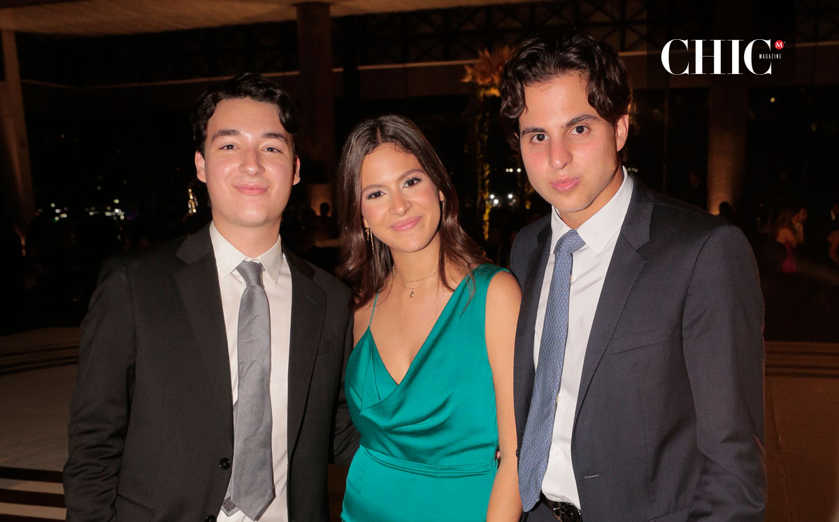 Alejandro Guerra, Renata Mendiola y Emiliano de la Garza