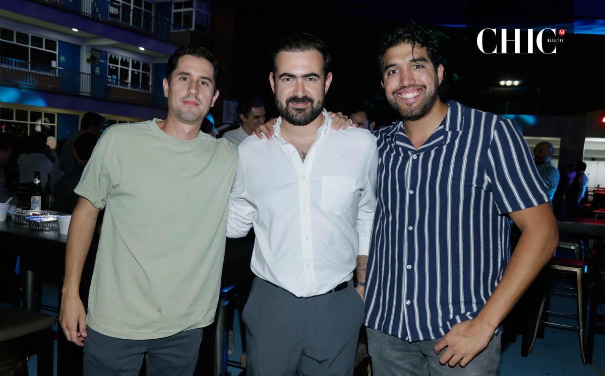 Edgar Escalante, Elias Saide y Luis Carlos Martínez