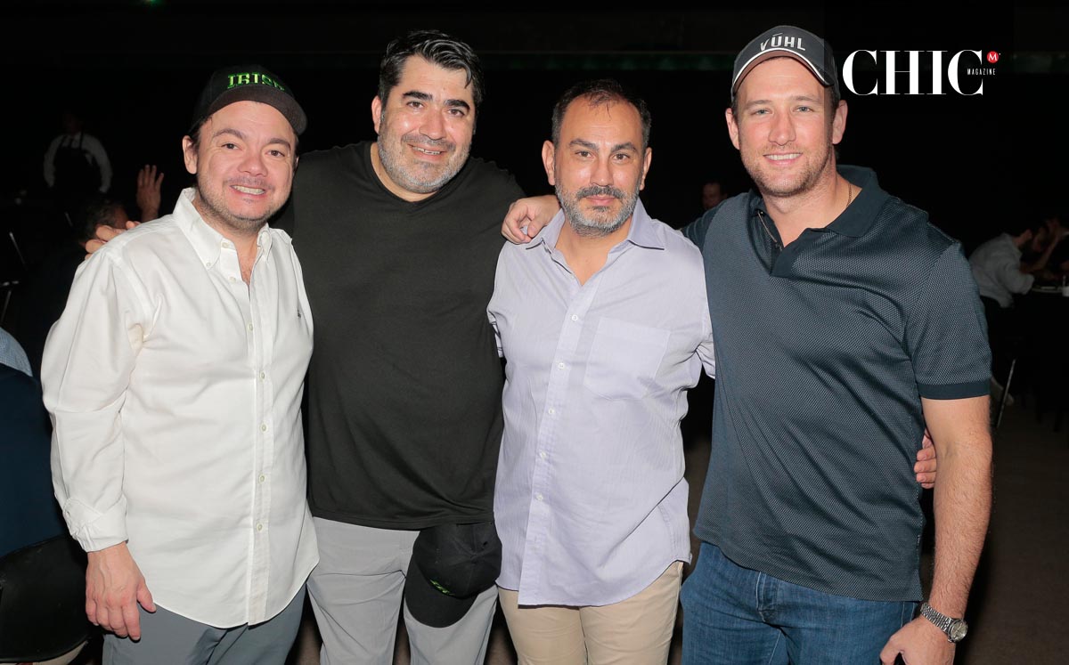 Gerardo Montes, Fernando Cardenas, Tiago Cruz y Oscar Tamez