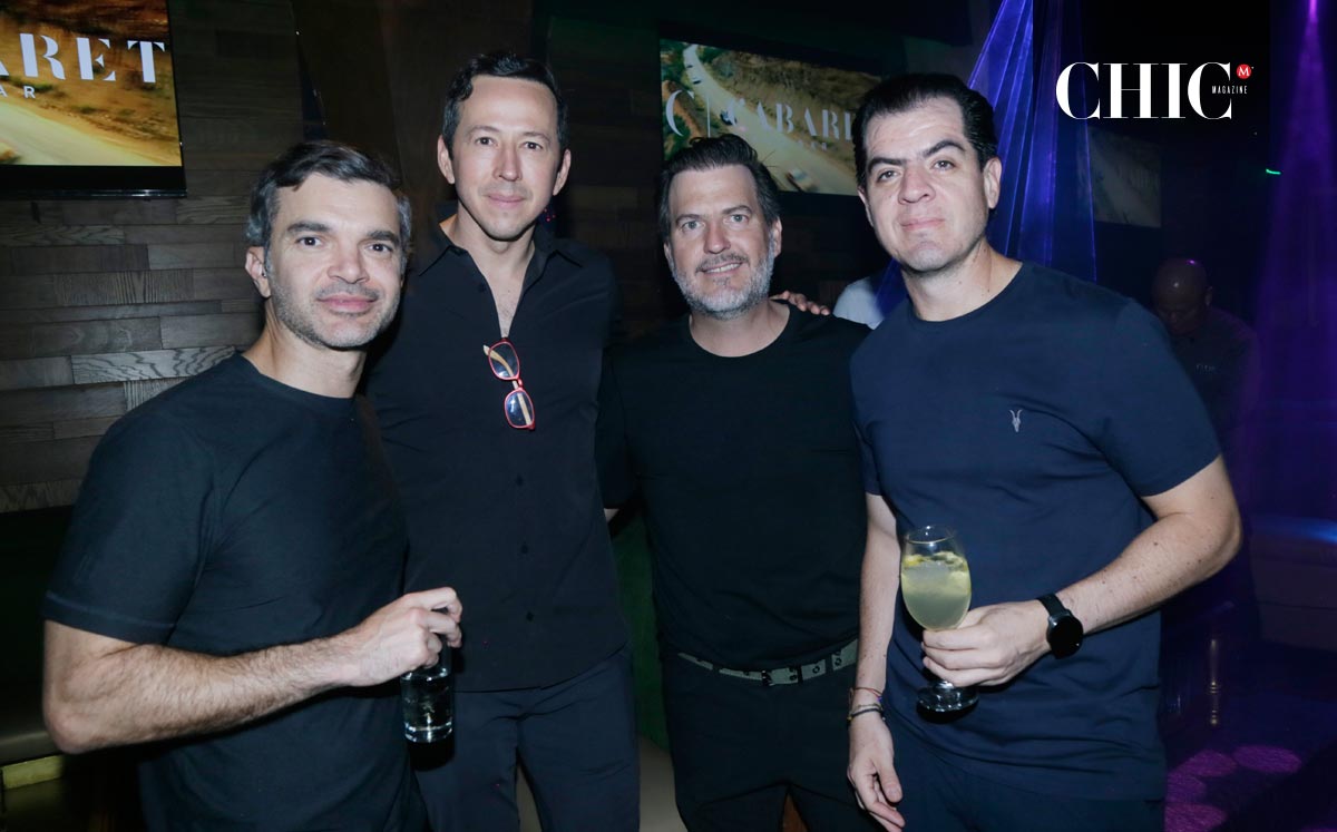 Luis Villarreal, Alejandro Guerra, Adrián Dávila y Antonio López