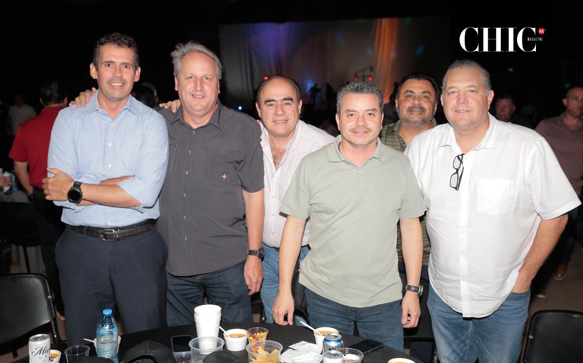 Mauricio Ganem, Joaquin Margain, Rodolfo Solis, Carlos Gutierrez, Alejandro Perez y Marcelo Elizondo