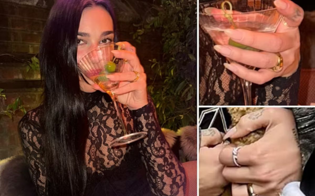 Anillo de compromiso de Dua Lipa (Instagram)